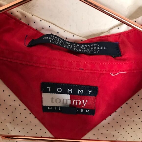 Tommy Hilfiger polka dot button‎ down shirt - Picture 4 of 8